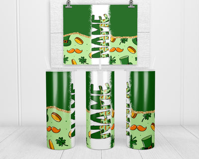 Leprechaun Personalized 20oz Insulated Tumbler with Lid and Straw