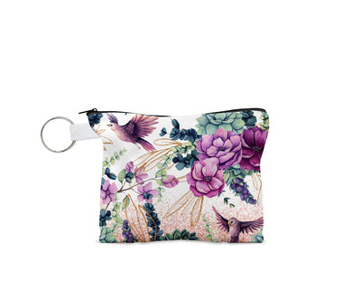 Birds and Floral Coin Purse