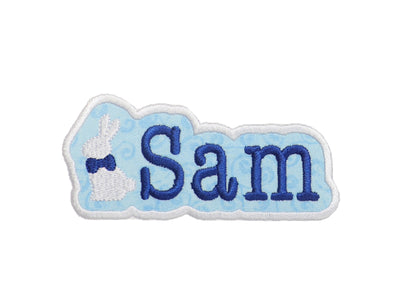 Easter Bunny Personalized name patch with custom name of your choice and Easter bunny