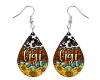 Gigi Country Earrings and Necklace Set - Sew Lucky Embroidery