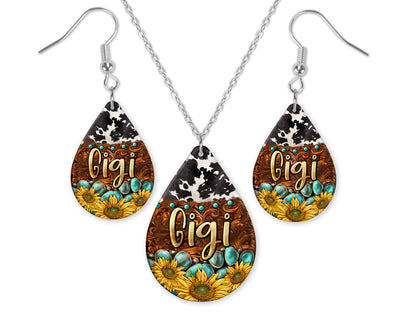 Gigi Country Earrings and Necklace Set