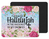 I'll Raise a Hallelujah Mouse Pad - Sew Lucky Embroidery