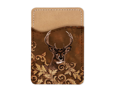 Faux Leather Deer Phone Wallet