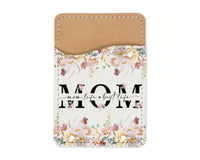 Mom Life Floral Phone Wallet - Sew Lucky Embroidery