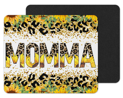 Momma Sunflower and Leopard Mouse Pad