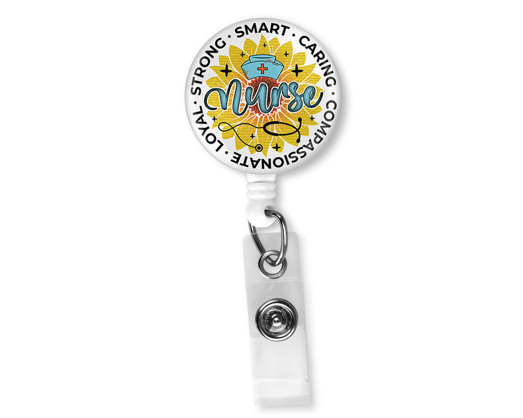 Nurse Traits Badge Reel - Sew Lucky Embroidery
