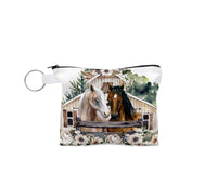 Painted Barn and Horses Coin Purse - Sew Lucky Embroidery