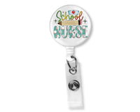 School Nurse Badge Reel - Sew Lucky Embroidery