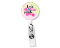 Scrub Life Badge Reel - Sew Lucky Embroidery
