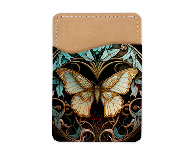 Stained Glass Butterfly Phone Wallet