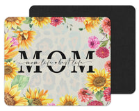 Sunflower Mom Mouse Pad - Sew Lucky Embroidery