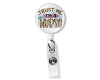 Trust Me I'm a Nurse Badge Reel - Sew Lucky Embroidery