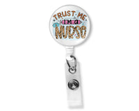 Trust Me I'm a Nurse Badge Reel - Sew Lucky Embroidery
