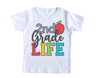 Back to School Life Shirt - Sew Lucky Embroidery
