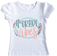 School Vibes Back to School Shirt - Sew Lucky Embroidery