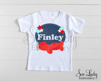 Airplane Personalized Shirt - Sew Lucky Embroidery