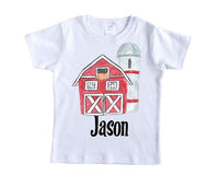 Barn Personalized Shirt - Sew Lucky Embroidery