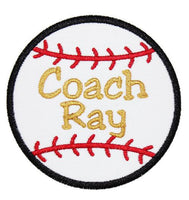 Baseball Personalized Patch - Sew Lucky Embroidery