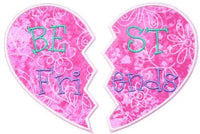 Best Friends Patch - Sew Lucky Embroidery