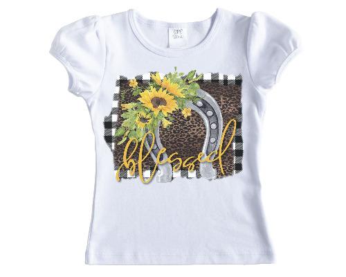 Blessed Horseshoe Fall Printed Shirt