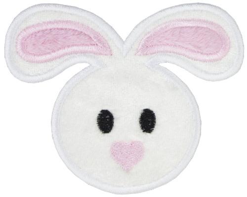 Bunny Love Patch - Sew Lucky Embroidery