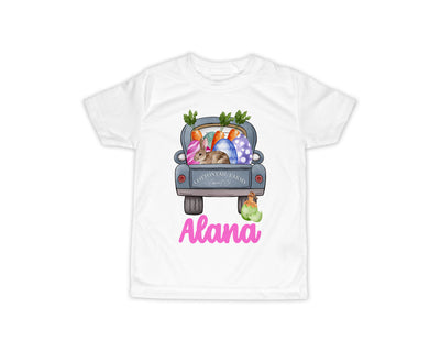 Cottontail Farms Easter Truck Personalized Short or Long Sleeves Shirt