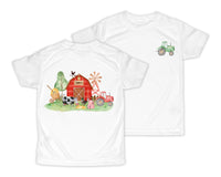 Farm Barn Personalized Short or Long Sleeves Shirt - Sew Lucky Embroidery