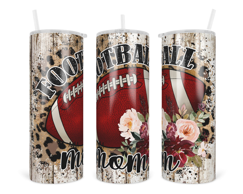 Mama Floral 20 oz insulated tumbler with lid and straw