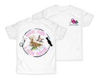 Girls Huntin and Fishin Personalized Short or Long Sleeves Shirt - Sew Lucky Embroidery