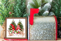Gnome Christmas Sign with Reindeer - Sew Lucky Embroidery