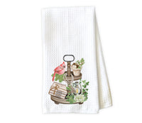Home Sweet Home Tier Tray Waffle Weave Microfiber Kitchen Towel - Sew Lucky Embroidery