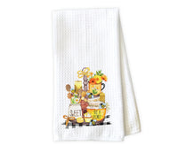 Honey Bee Tier Tray Waffle Weave Microfiber Kitchen Towel - Sew Lucky Embroidery
