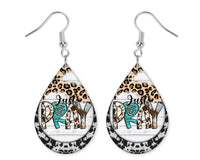 Just Pray Earrings - Sew Lucky Embroidery