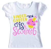 School is Sweet Back to School Shirt - Sew Lucky Embroidery