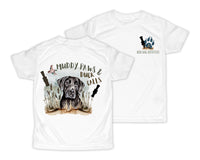 Muddy Paws and Duck Calls Lab Personalized Short or Long Sleeves Shirt - Sew Lucky Embroidery