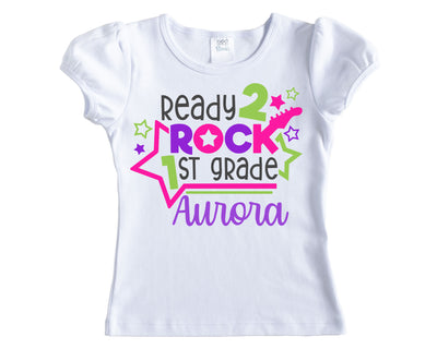 Ready to Rock Personalized Back to School Shirt