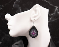 Smokey Dreams Halloween Earrings - Sew Lucky Embroidery