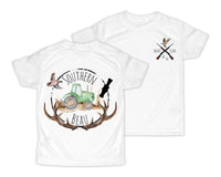 Southern Beau with Green Tractor Personalized Short or Long Sleeves Shirt - Sew Lucky Embroidery