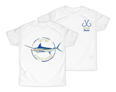 Salty Boy Swordfish Personalized Short or Long Sleeves Shirt