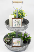 Then Sings My Soul Tier Tray Sign  Sample