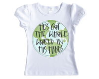 He's got the Whole World in His Hands girls shirt