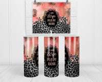 Wife Mom Boss 20 oz insulated tumbler with lid and straw - Sew Lucky Embroidery