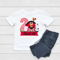Barn Birthday Number Personalized Patch - Sew Lucky Embroidery