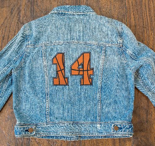 Basketball Number or Letter Sew or Iron on Embroidered Patch  Basketball  locker decorations, Basketball theme, Basketball cake