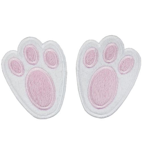 Bunny Feet Patch - Sew Lucky Embroidery
