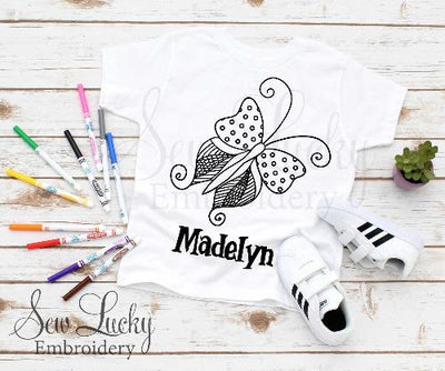 Butterfly Color Me Shirt