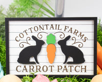 Cottontail Farms Carrot Patch Tier Tray Sign