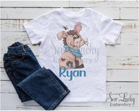 Cute Baby Donkey Personalized Shirt - Sew Lucky Embroidery