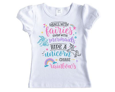 Dance with Fairies Girls Shirt