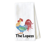 Drawn Chicken Personalized Kitchen Towel - Waffle Weave Towel - Microfiber Towel - Kitchen Decor - House Warming Gift - Sew Lucky Embroidery